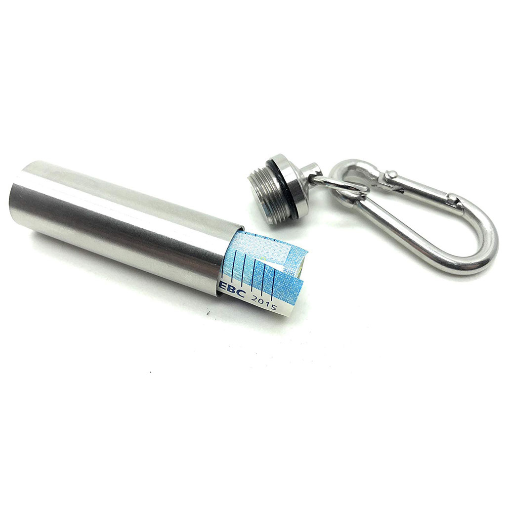 Mini Metall Dose Schlüsselanhänger wasserdicht Aufbewahrungsdose für